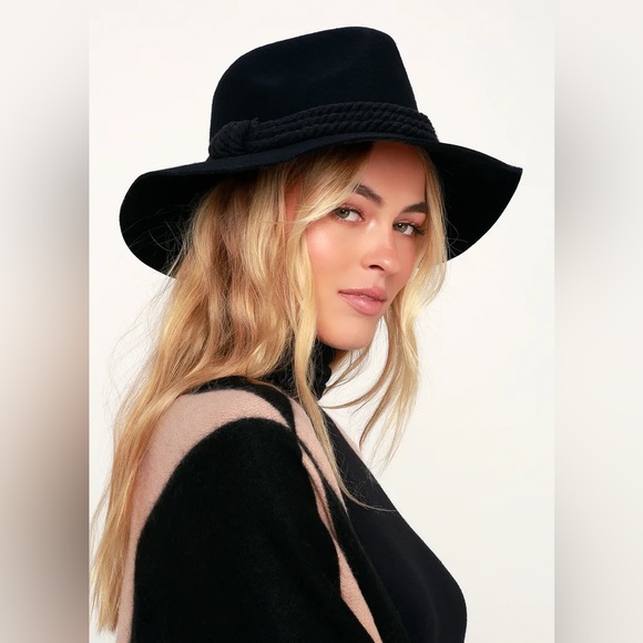 Billabong Roped In Felt Hat in black - Picture 1 of 6